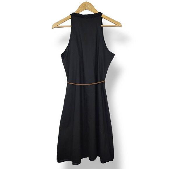 NEW Y2K Converse One Star Fit and Flare Ruffle Dress with Faux Leather Belt XS - Picture 5 of 12